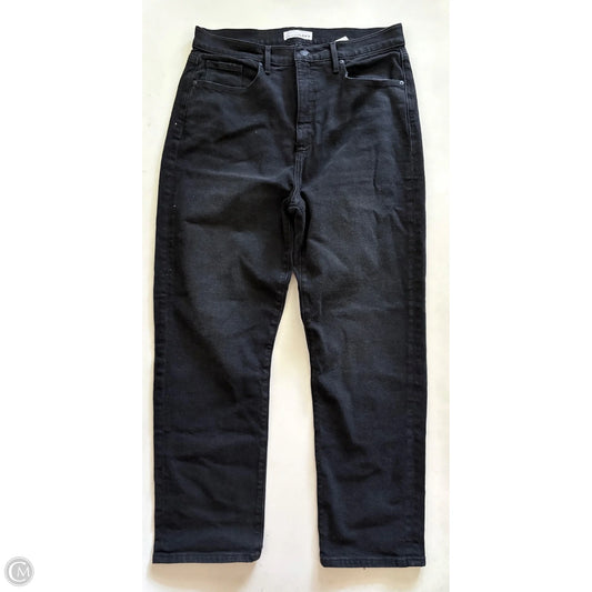 Jeans Straight By Loft In Grey, Size: 12