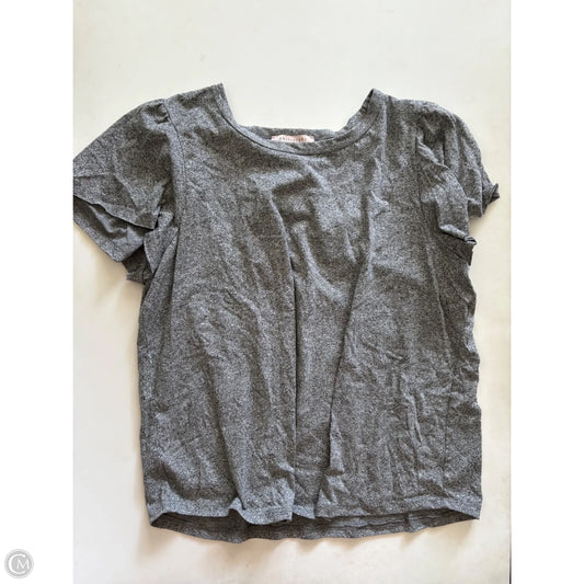 Athletic Top Short Sleeve By Philosophy In Grey, Size: Xl