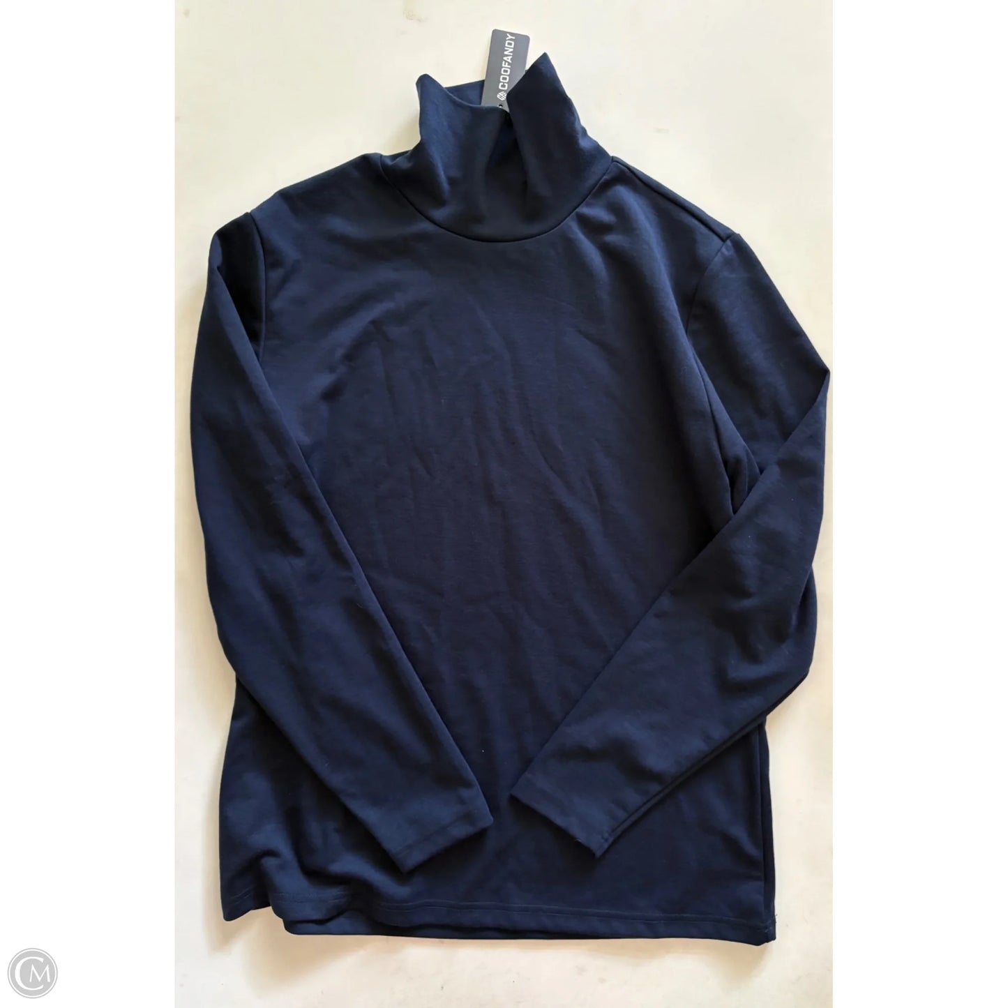 Blouse Long Sleeve By coofandy In Blue, Size: M