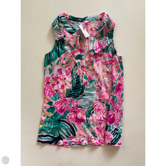 Tank Top Designer By Lilly Pulitzer In Multi-colored, Size: Xxs