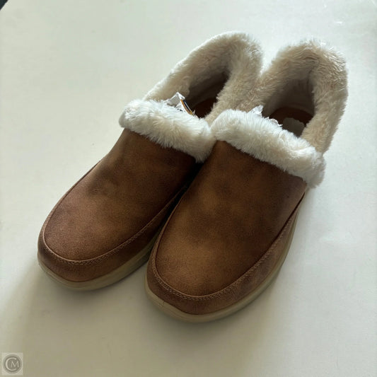Boots Ankle Flats By Skechers In Brown, Size: 9.5