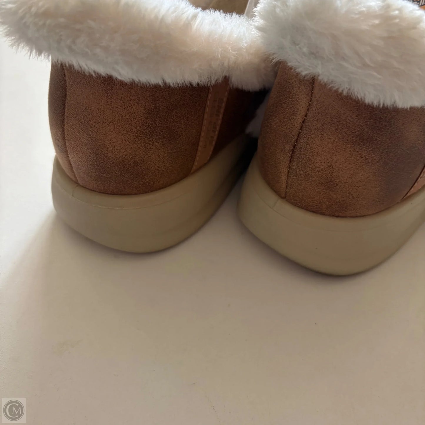 Boots Ankle Flats By Skechers In Brown, Size: 9.5