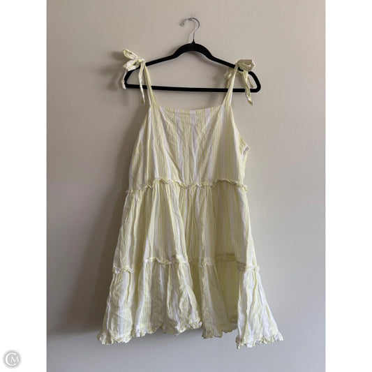 Dress Casual Midi By Mi Ami In Striped Pattern, Size: L