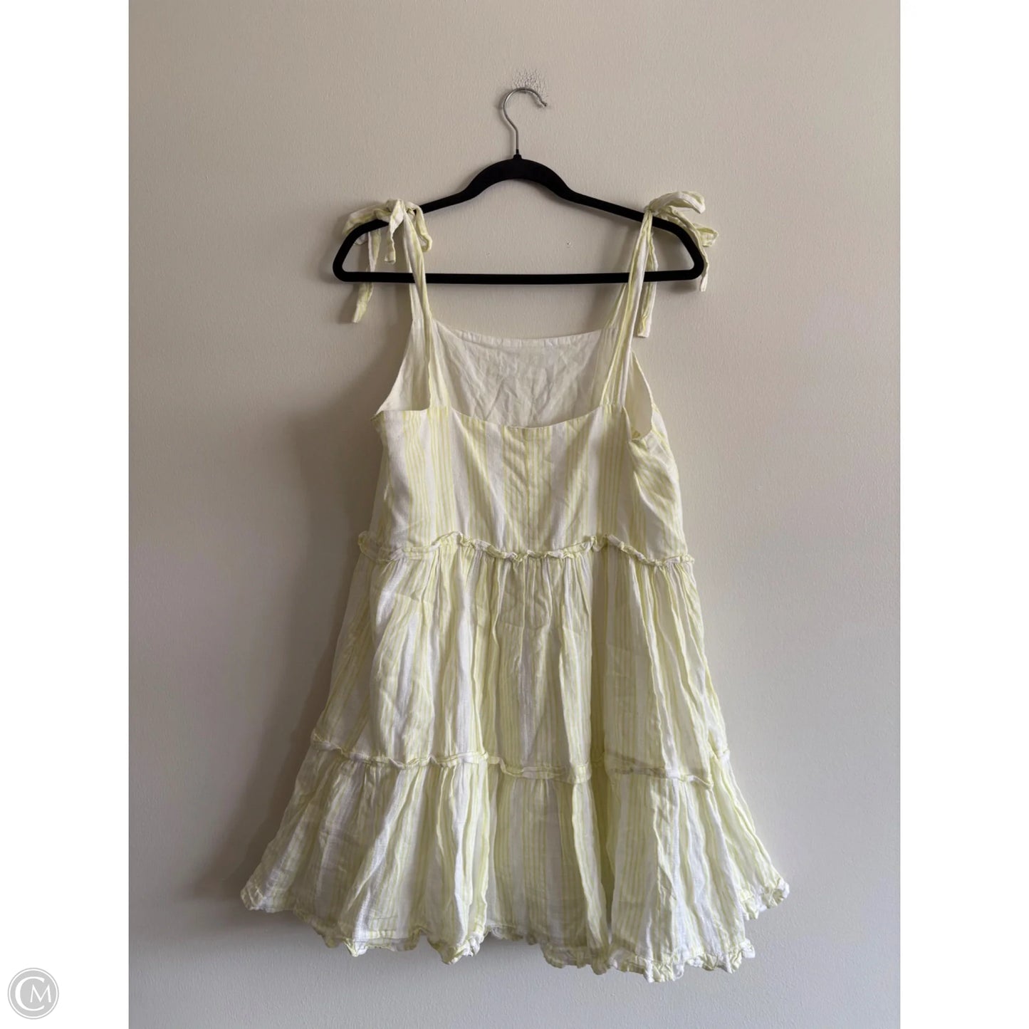 Dress Casual Midi By Mi Ami In Striped Pattern, Size: L