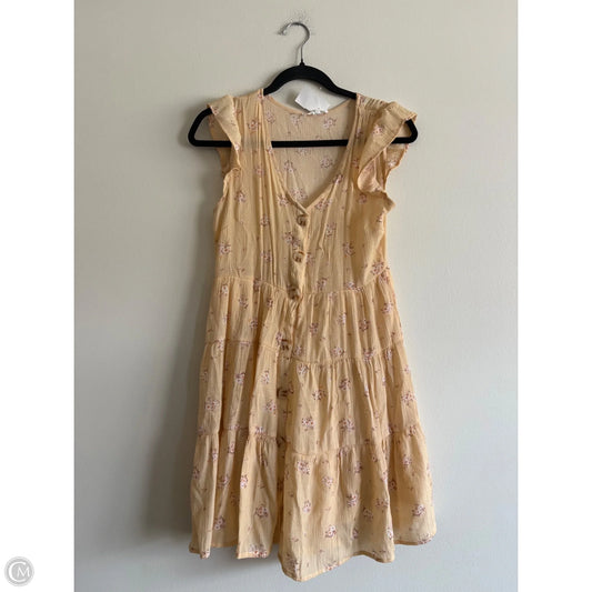 Dress Casual Short By Mine In Yellow, Size: S