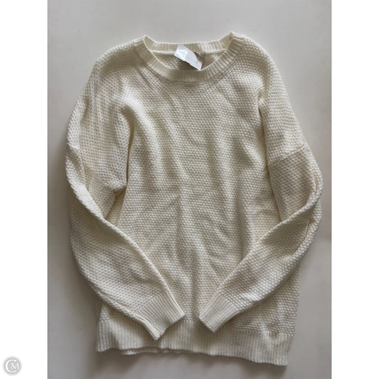 Sweater By Zenana In White, Size: L