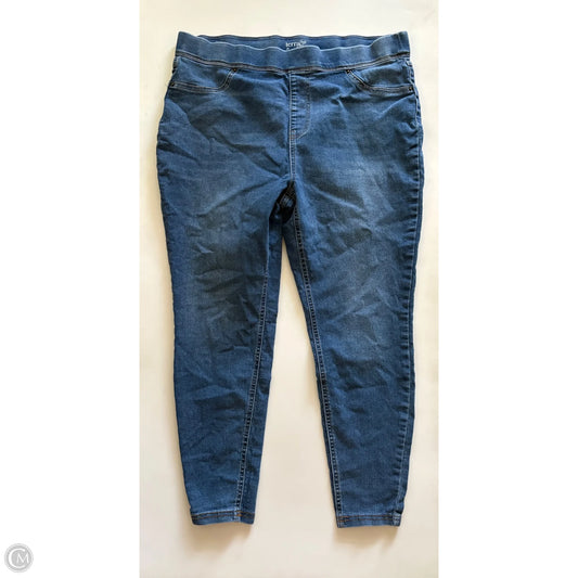 Jeans Straight By Terra & Sky In Blue, Size: 1x