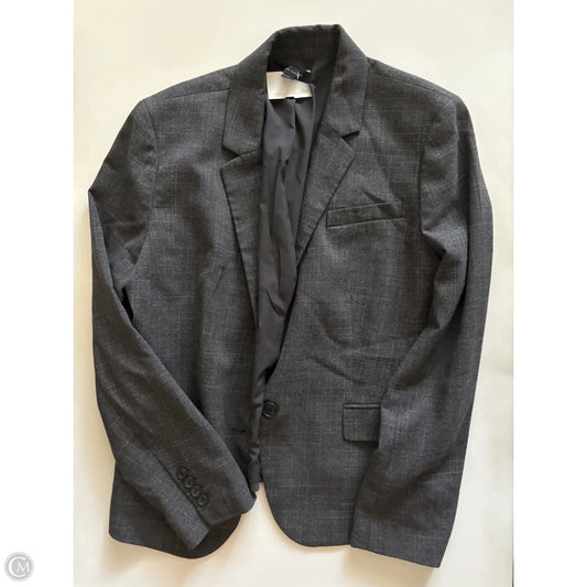 Blazer By Ann Taylor In Grey, Size: 14