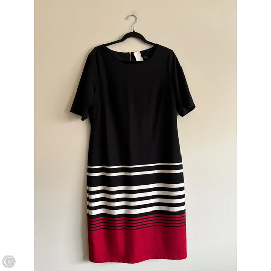 Dress Casual Midi By i. le In Black, Size: 12