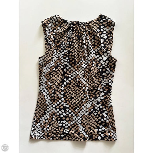 Blouse Sleeveless By Calvin Klein In Multi-colored, Size: S