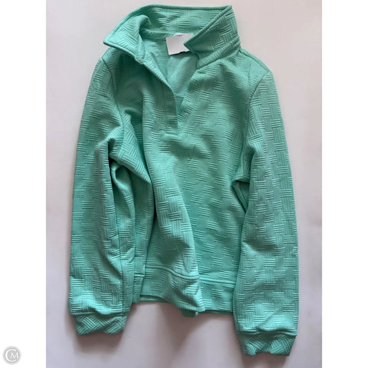 Top 2pc Long Sleeve By Mary Square In Green, Size: M