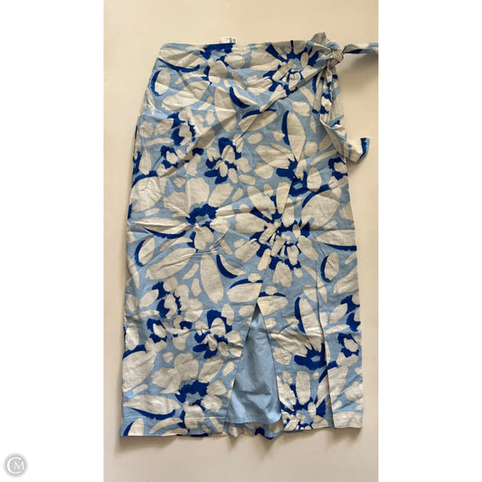 Skirt Midi By Loft In Blue, Size: 4