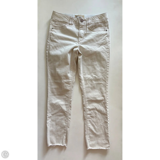 Jeans Boot Cut By Democracy In Cream, Size: 8