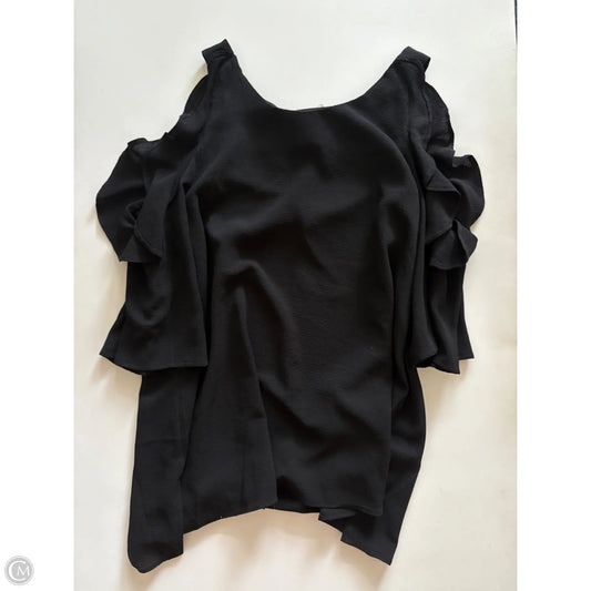 Blouse Short Sleeve By Umgee In Black, Size: S