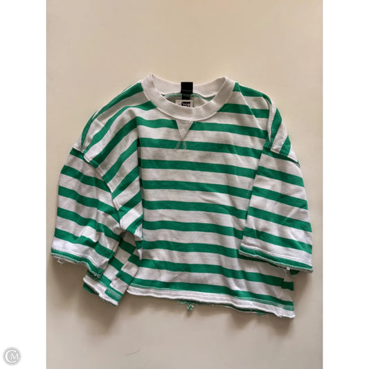 Blouse Long Sleeve By Wild Fable In Striped Pattern, Size: S
