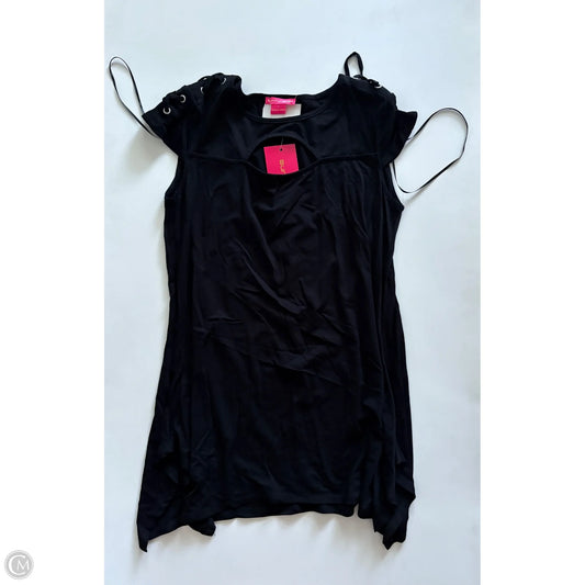 Blouse Short Sleeve By Sunny Leigh In Black, Size: S