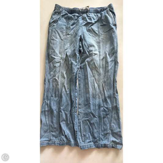 Jeans Wide Leg By Celebrity Pink In Blue, Size: L