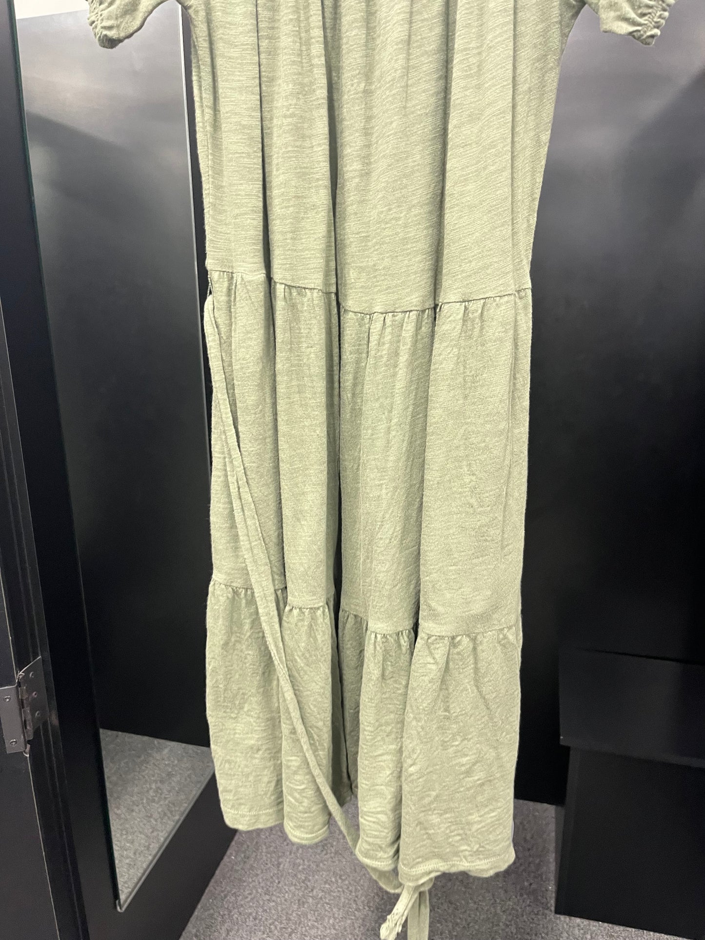 Dress Casual Midi By Gap In Green, Size: M