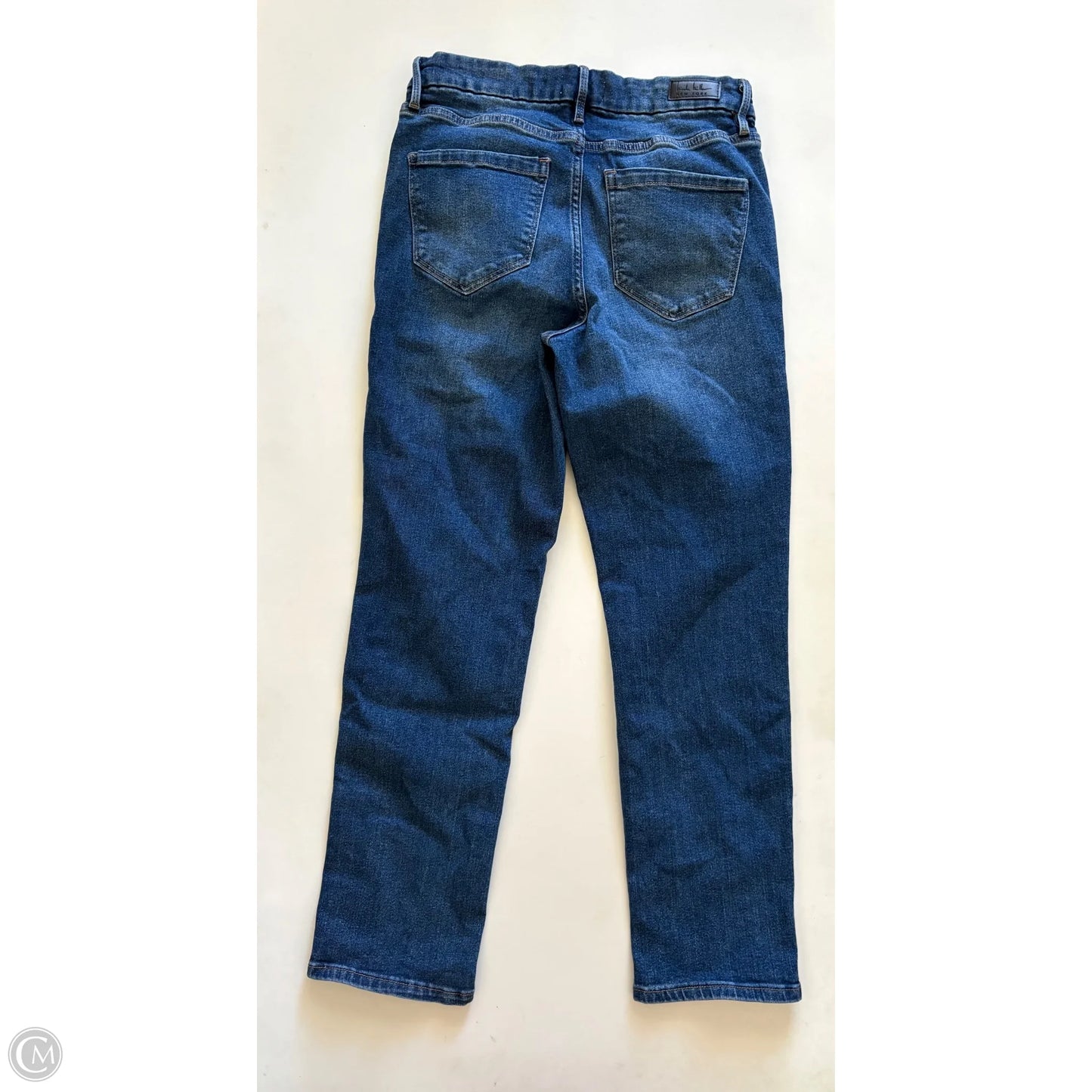 Jeans Straight By Nicole Miller In Blue, Size: 6