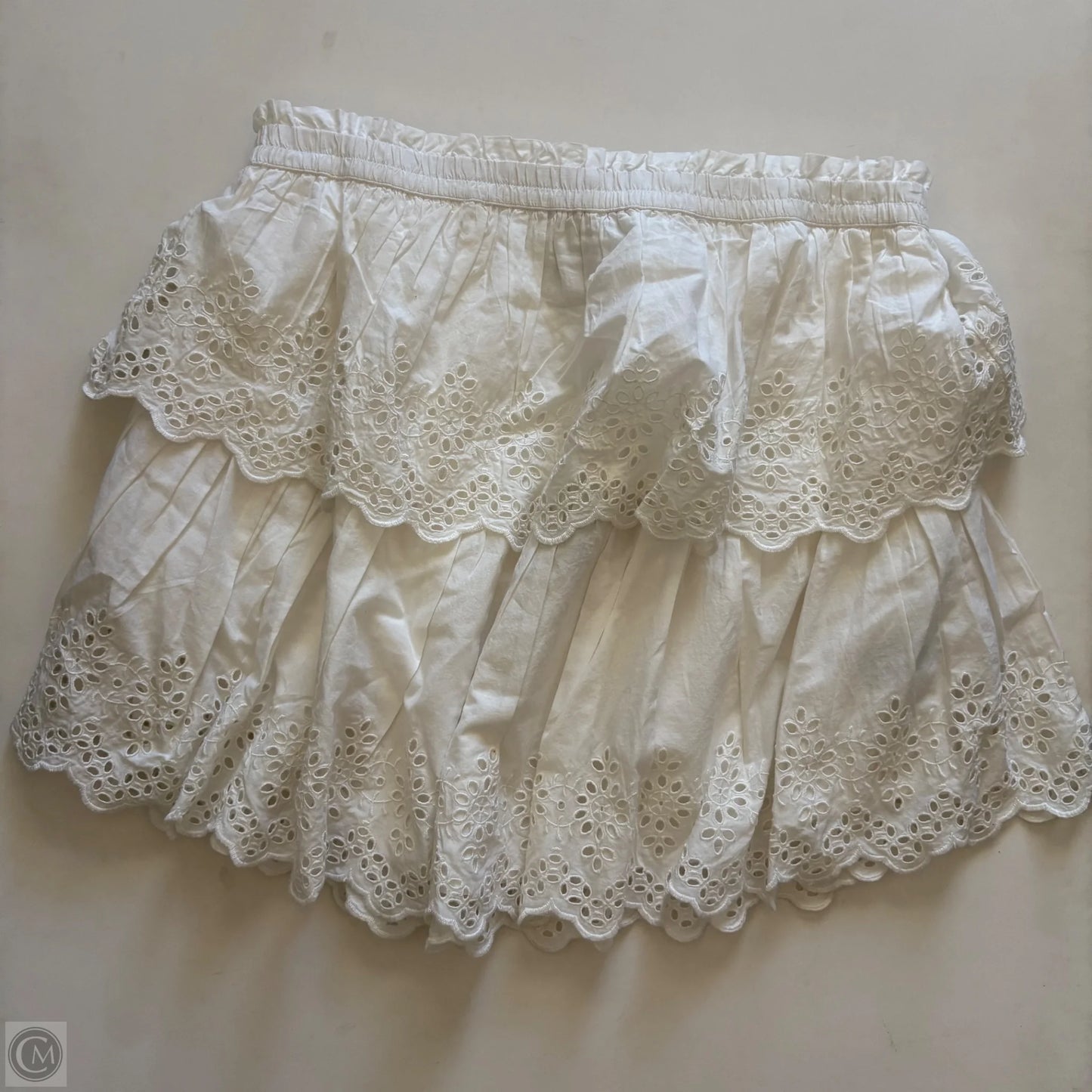 Skirt Mini & Short By Gap In White, Size: L