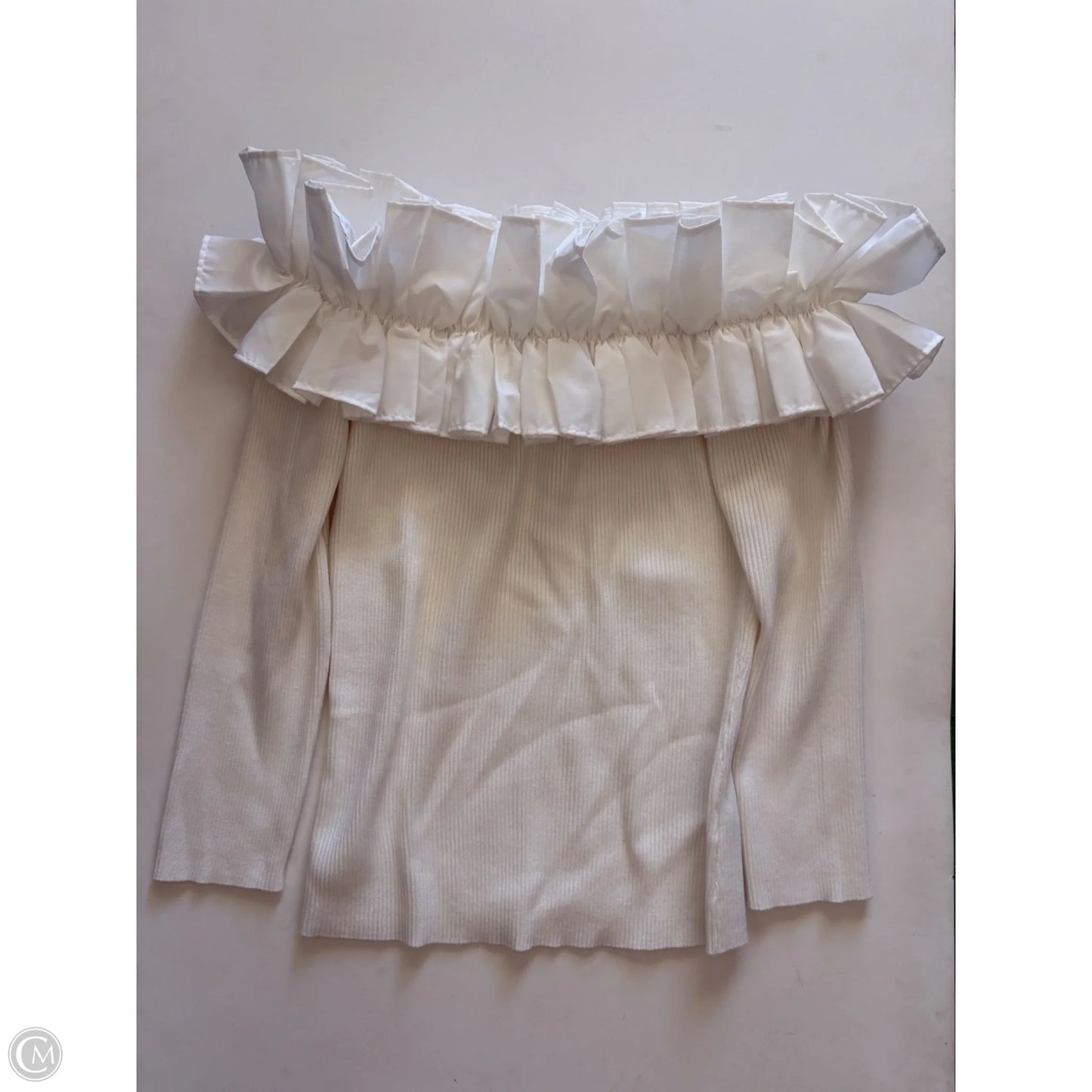 Sweater By New York And Co In Cream, Size: L
