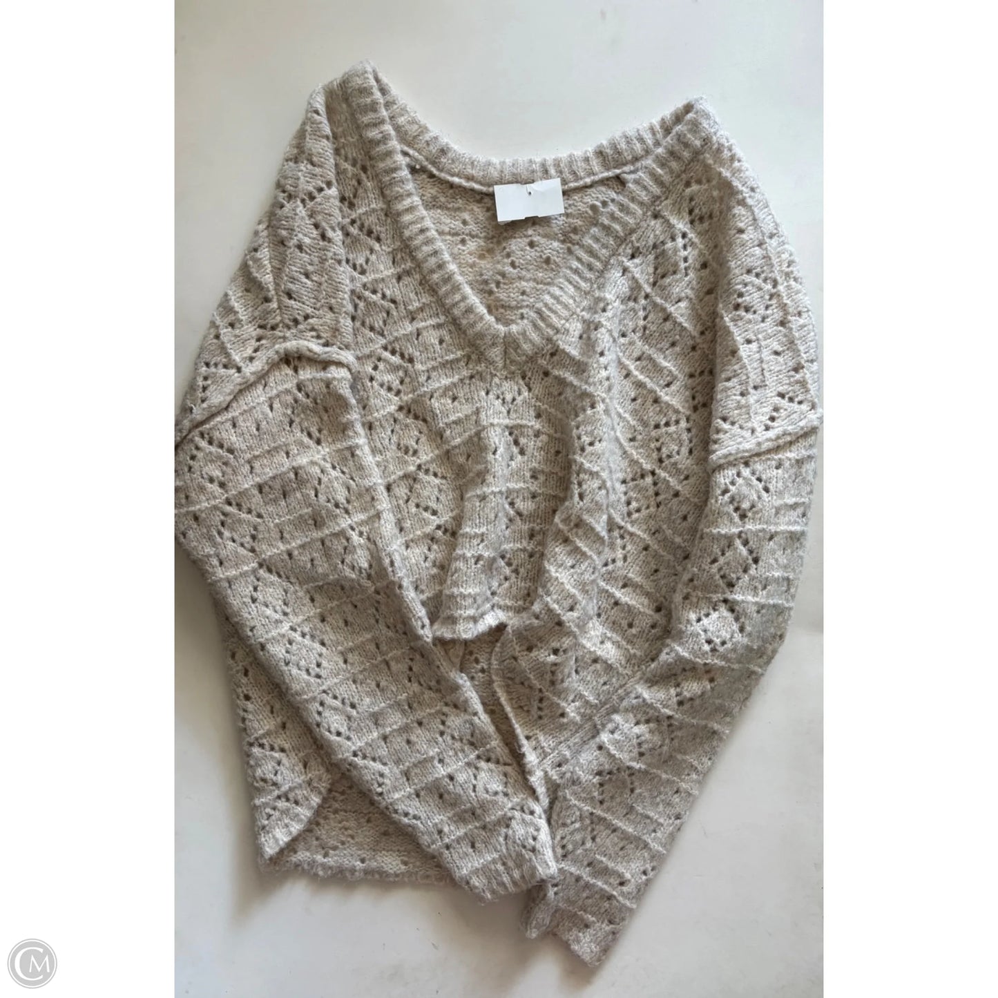Sweater By ragout In Cream, Size: L