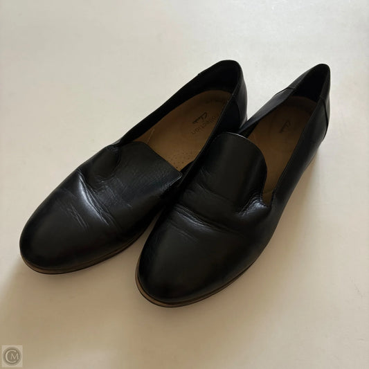Shoes Flats By Clarks In Black, Size: 9