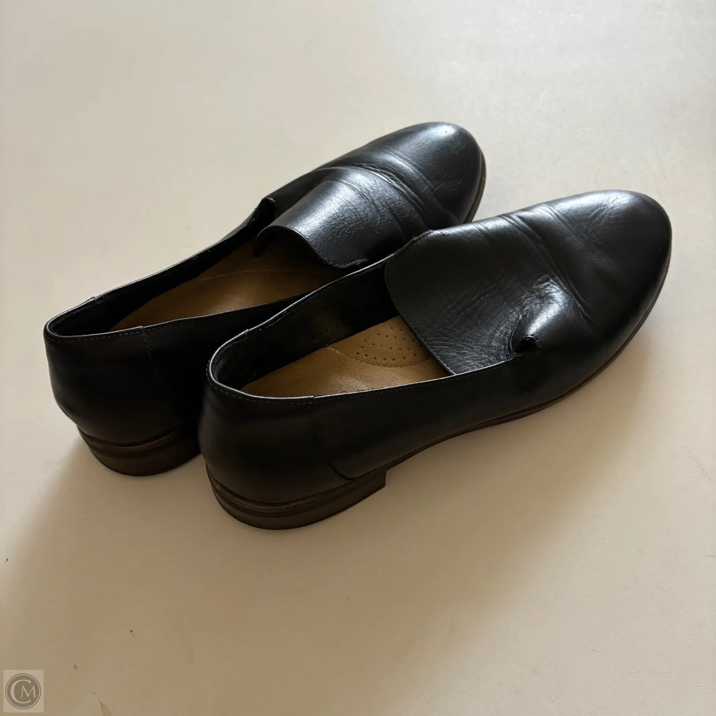 Shoes Flats By Clarks In Black, Size: 9