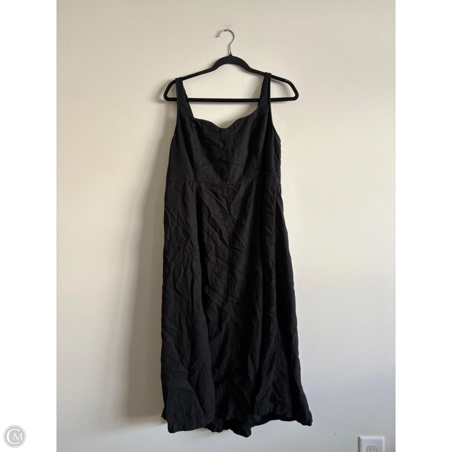 Dress Casual Midi By Old Navy In Black, Size: Xl