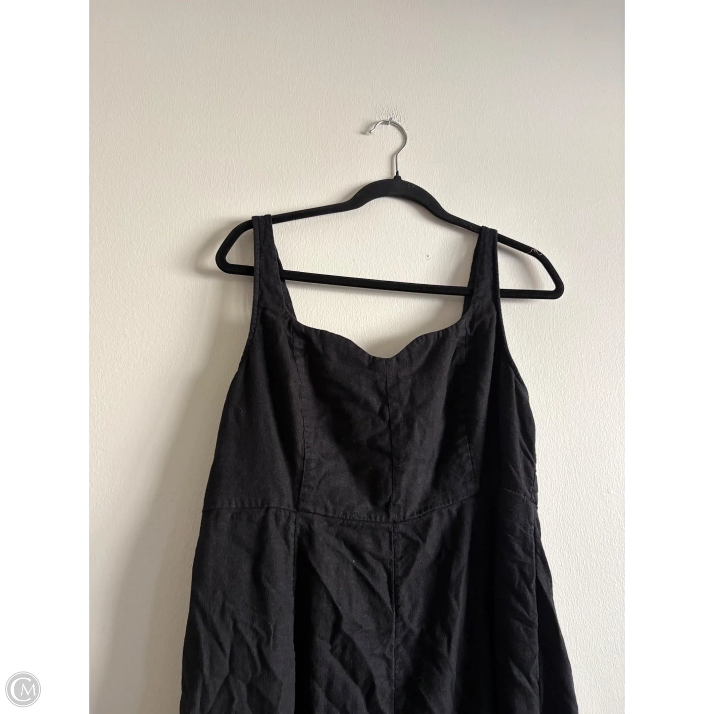 Dress Casual Midi By Old Navy In Black, Size: Xl