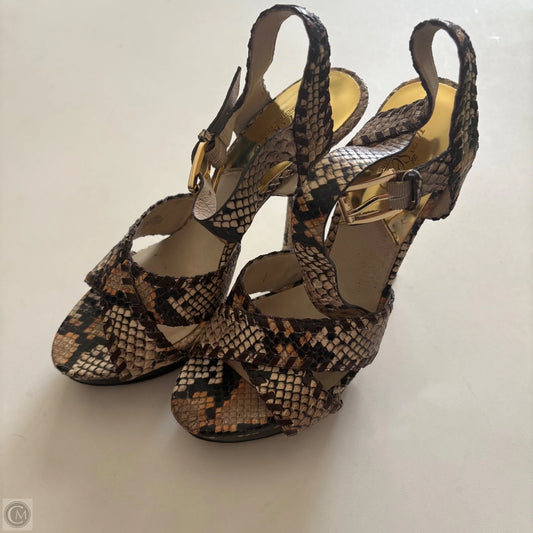 Shoes Heels Stiletto By Michael By Michael Kors In Animal Print, Size: 8.5