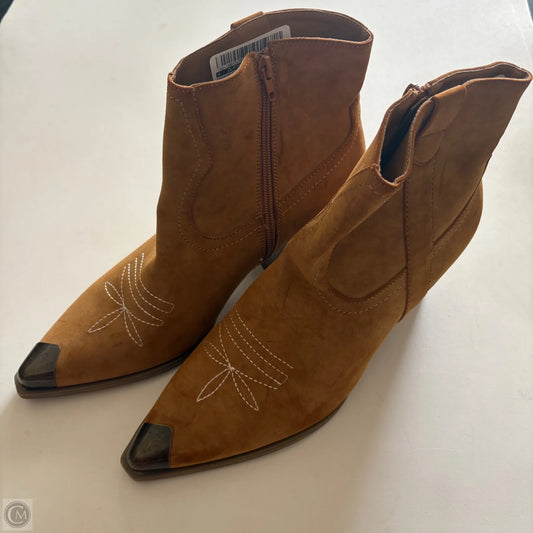 Boots Western By SOPHIA TAYLOR In Tan, Size: 12