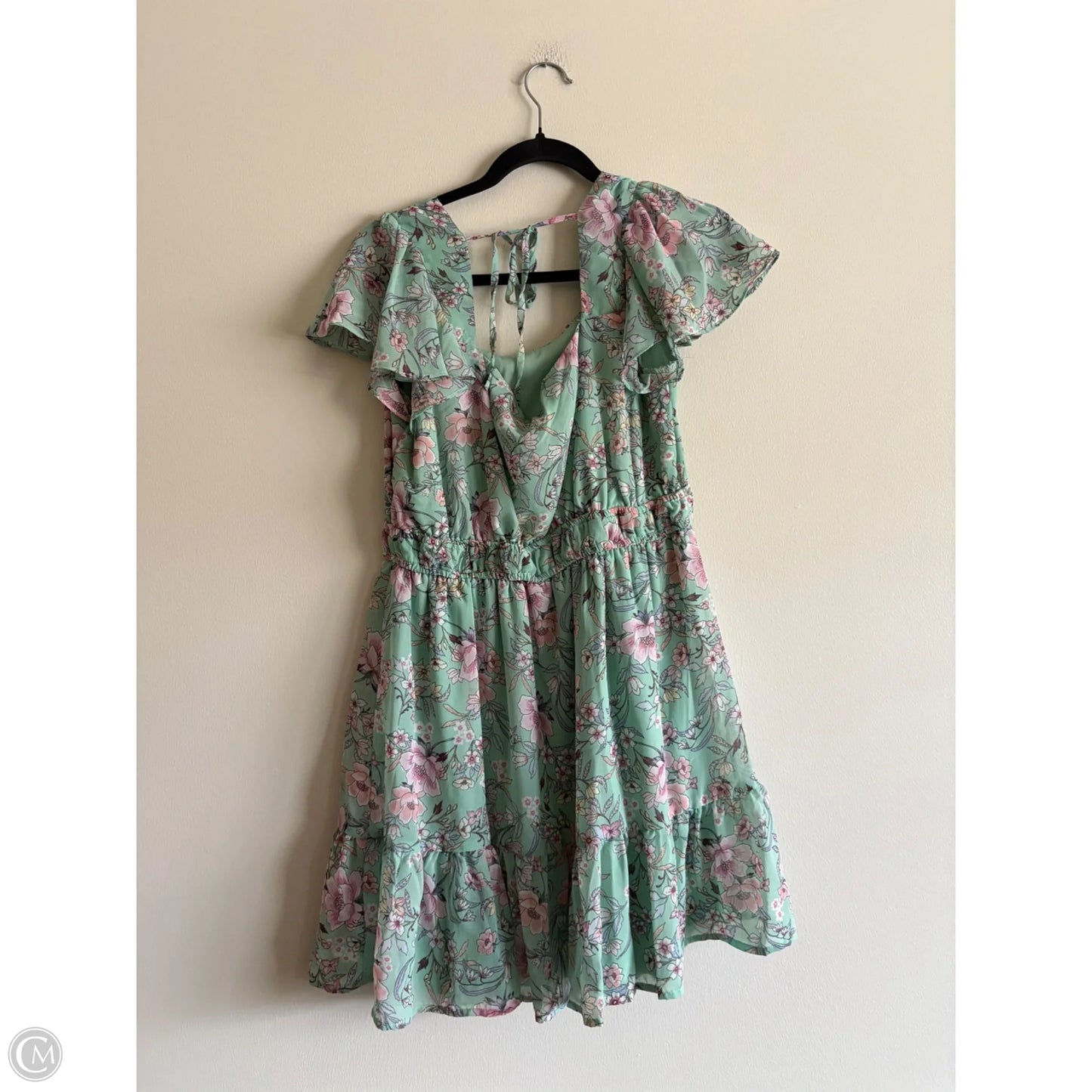 Dress Party Short By As U Wish In Floral Print, Size: Xl