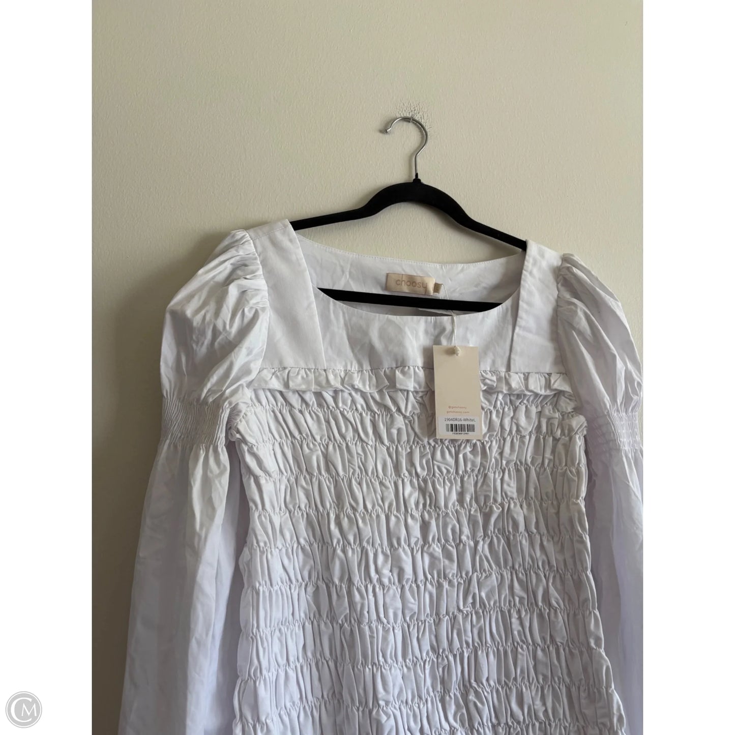 Dress Party Midi By choosy In White, Size: L
