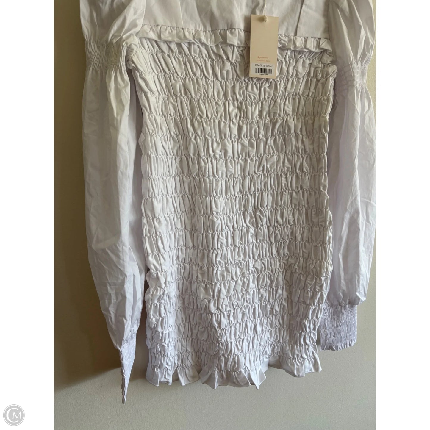 Dress Party Midi By choosy In White, Size: L