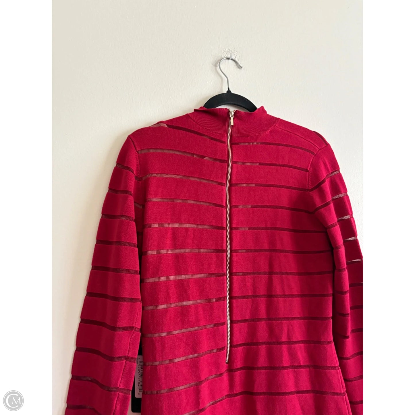 Dress Sweater By Bebe In Red, Size: Xl