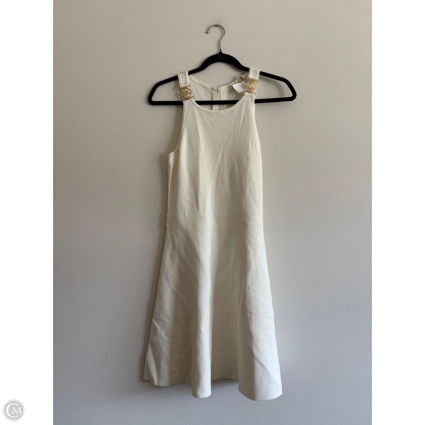 Dress Casual Short By Michael By Michael Kors In Cream, Size: M