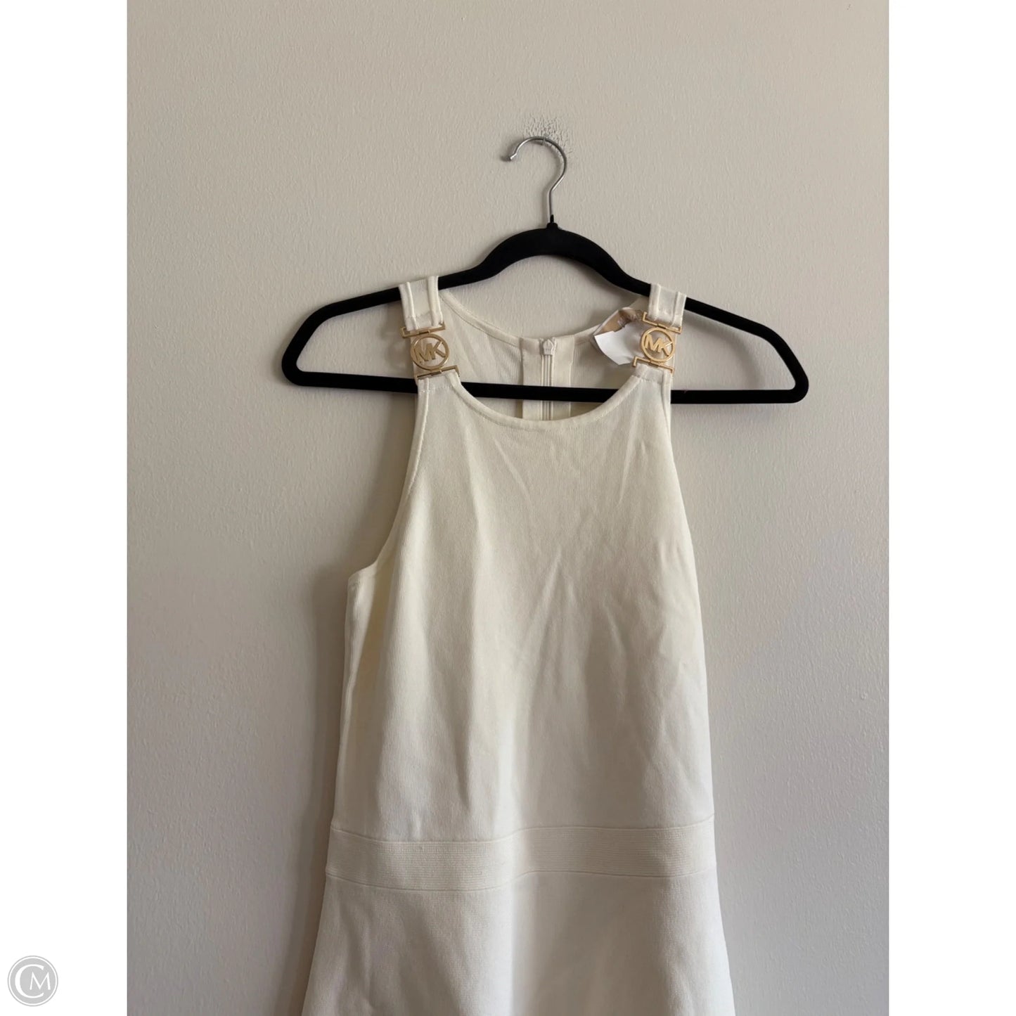 Dress Casual Short By Michael By Michael Kors In Cream, Size: M