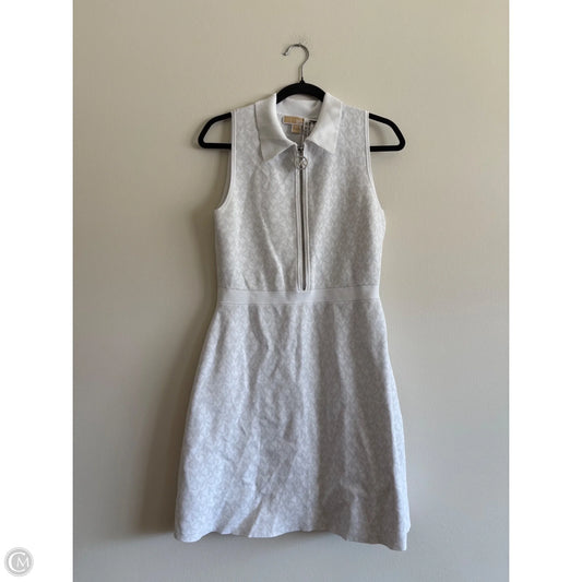 Dress Casual Short By Michael By Michael Kors In Grey & White, Size: M