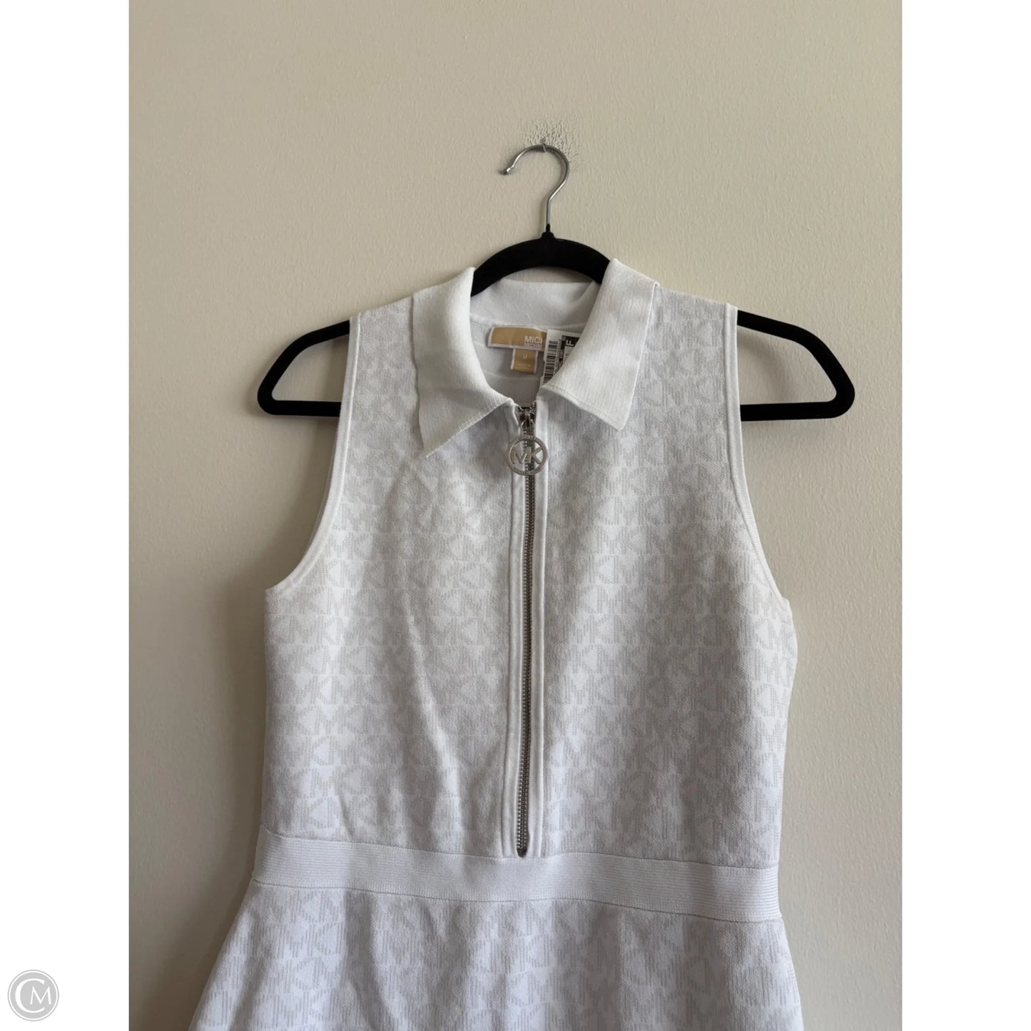 Dress Casual Short By Michael By Michael Kors In Grey & White, Size: M