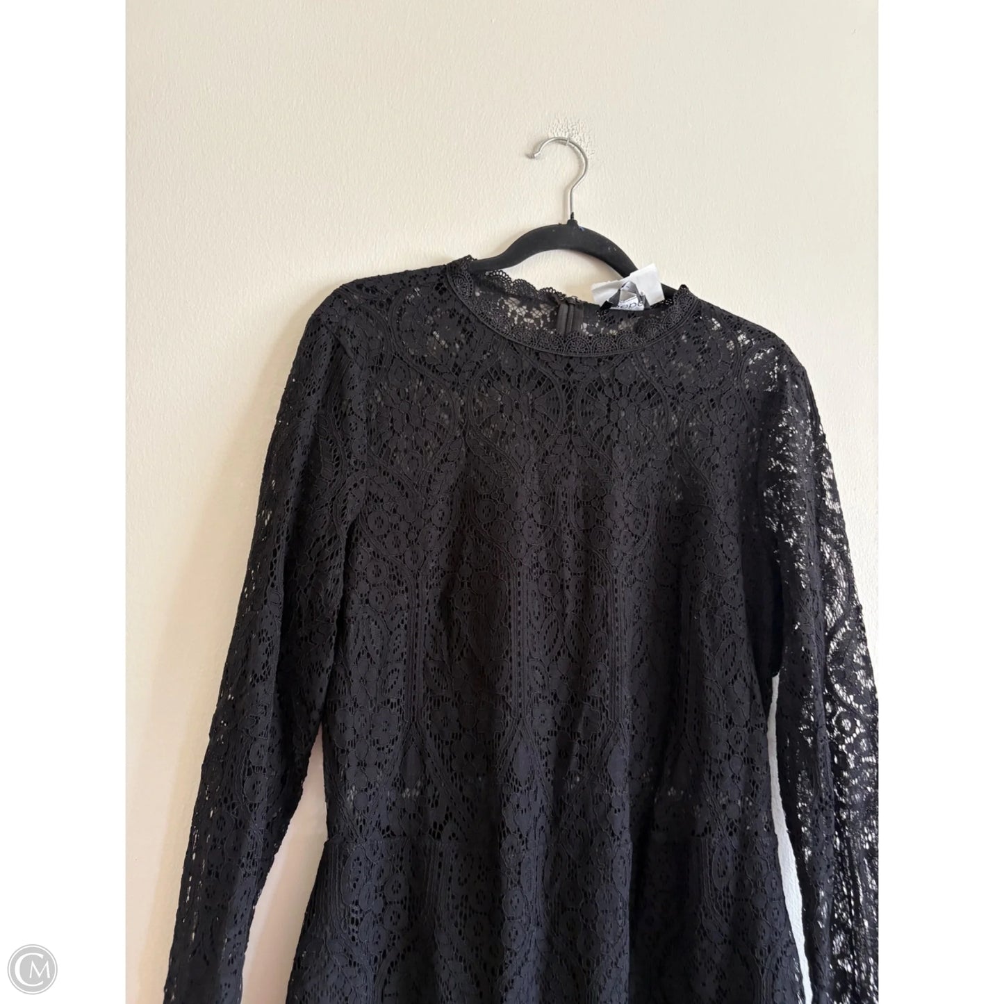 Dress Party Midi By Bebe In Black, Size: Xl