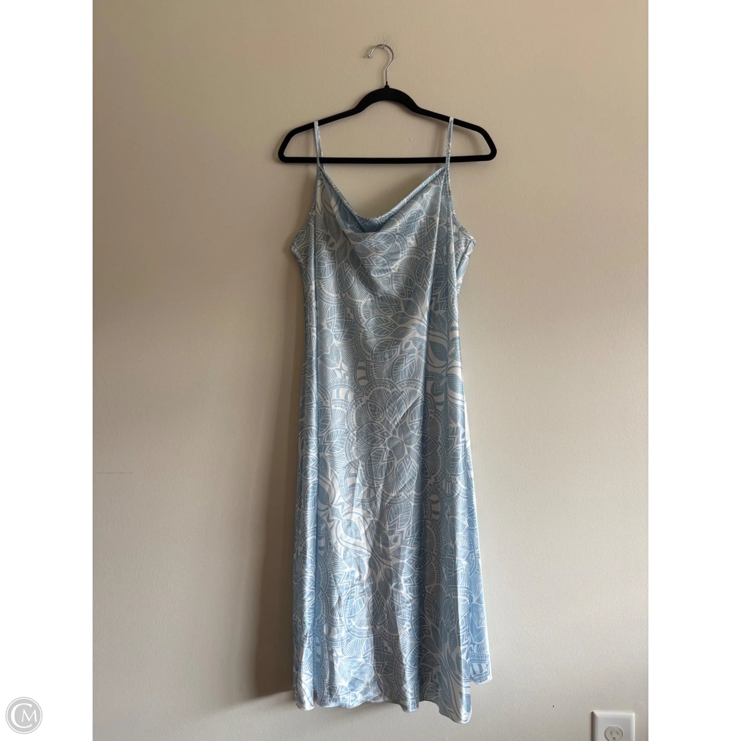 Dress Party Long By Bebe In Blue, Size: Xl
