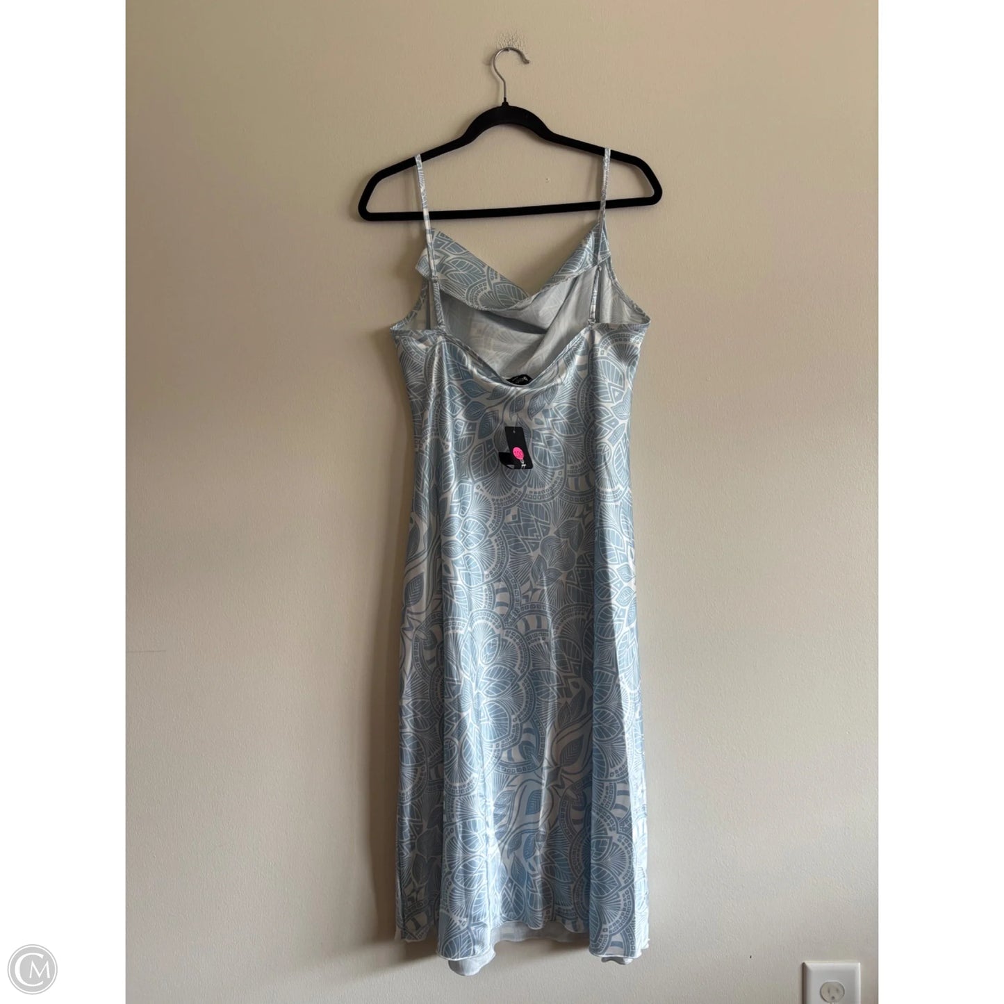 Dress Party Long By Bebe In Blue, Size: Xl