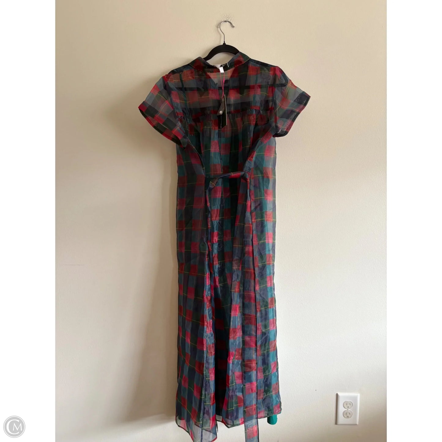 Dress Party Long By alden adair In Plaid Pattern, Size: Xl