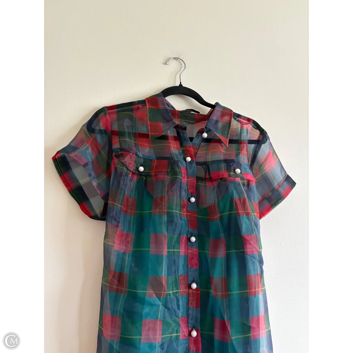 Dress Party Long By alden adair In Plaid Pattern, Size: Xl