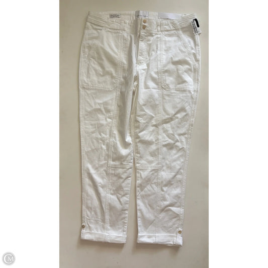Jeans Cropped By White House Black Market In White, Size: 12