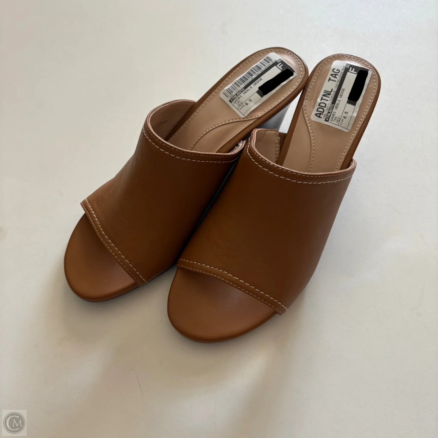 Shoes Heels Wedge By Talbots In Tan, Size: 8.5