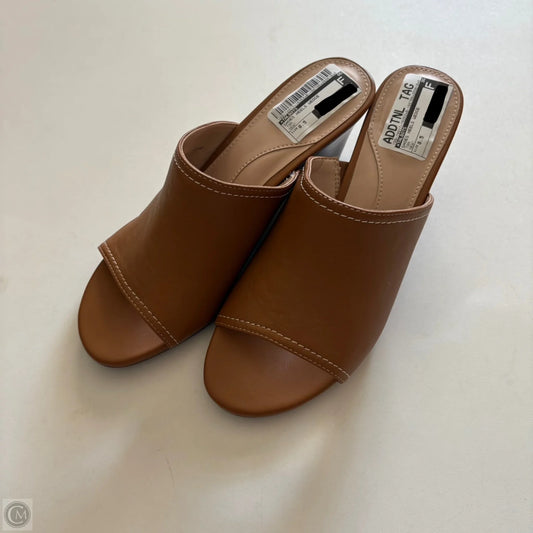 Shoes Heels Wedge By Talbots In Tan, Size: 8.5