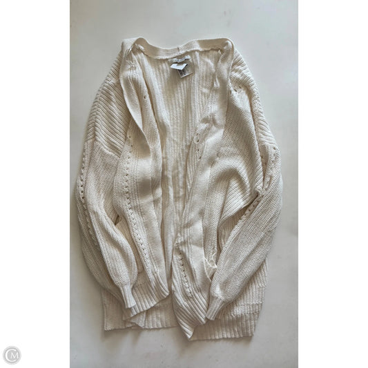 Cardigan By American Eagle In Cream, Size: M