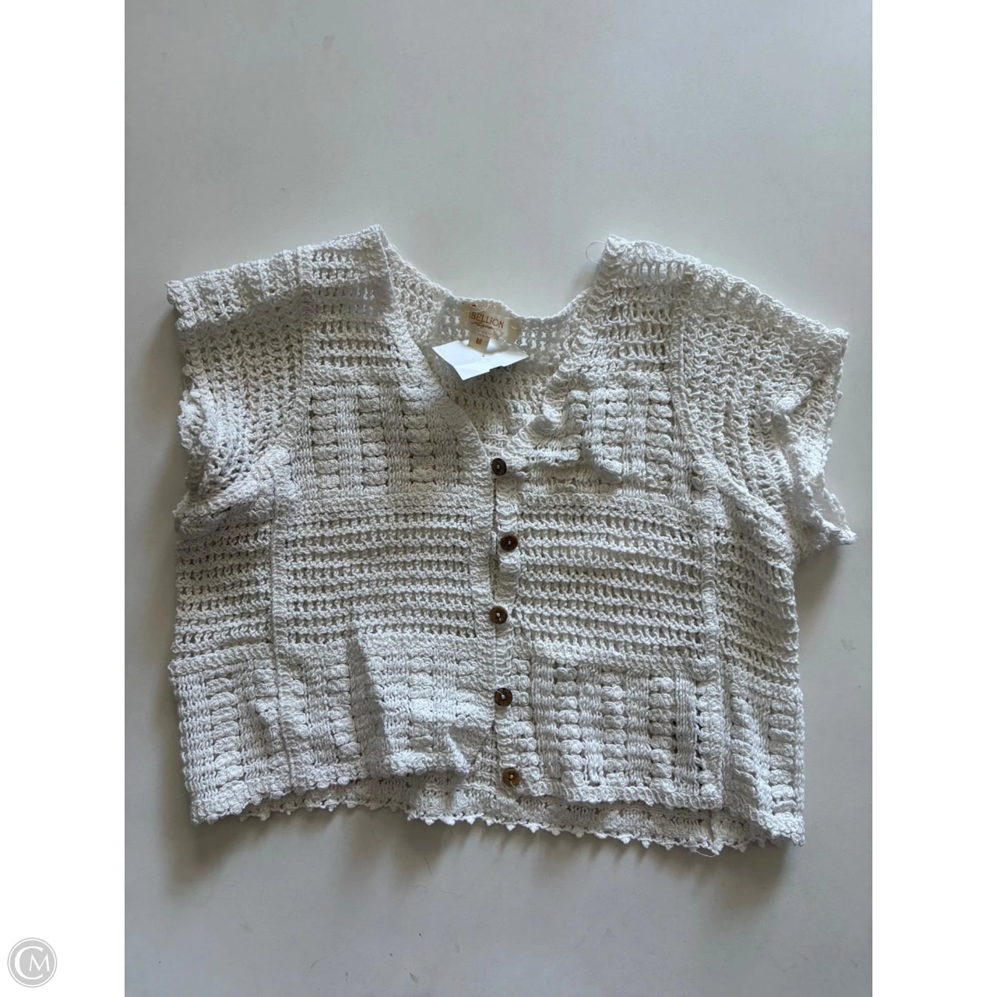 Top Short Sleeve By rebellion again In White, Size: M